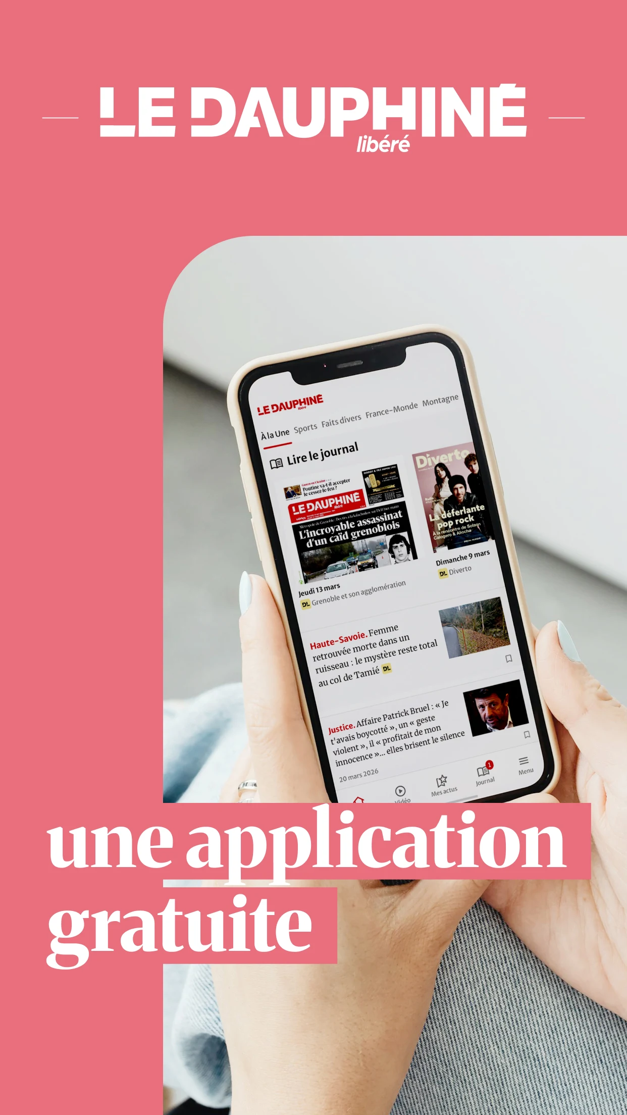 Le Dauphiné Libéré, actualités screenshot